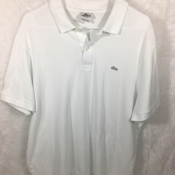 Lacoste white croc polo Clearance